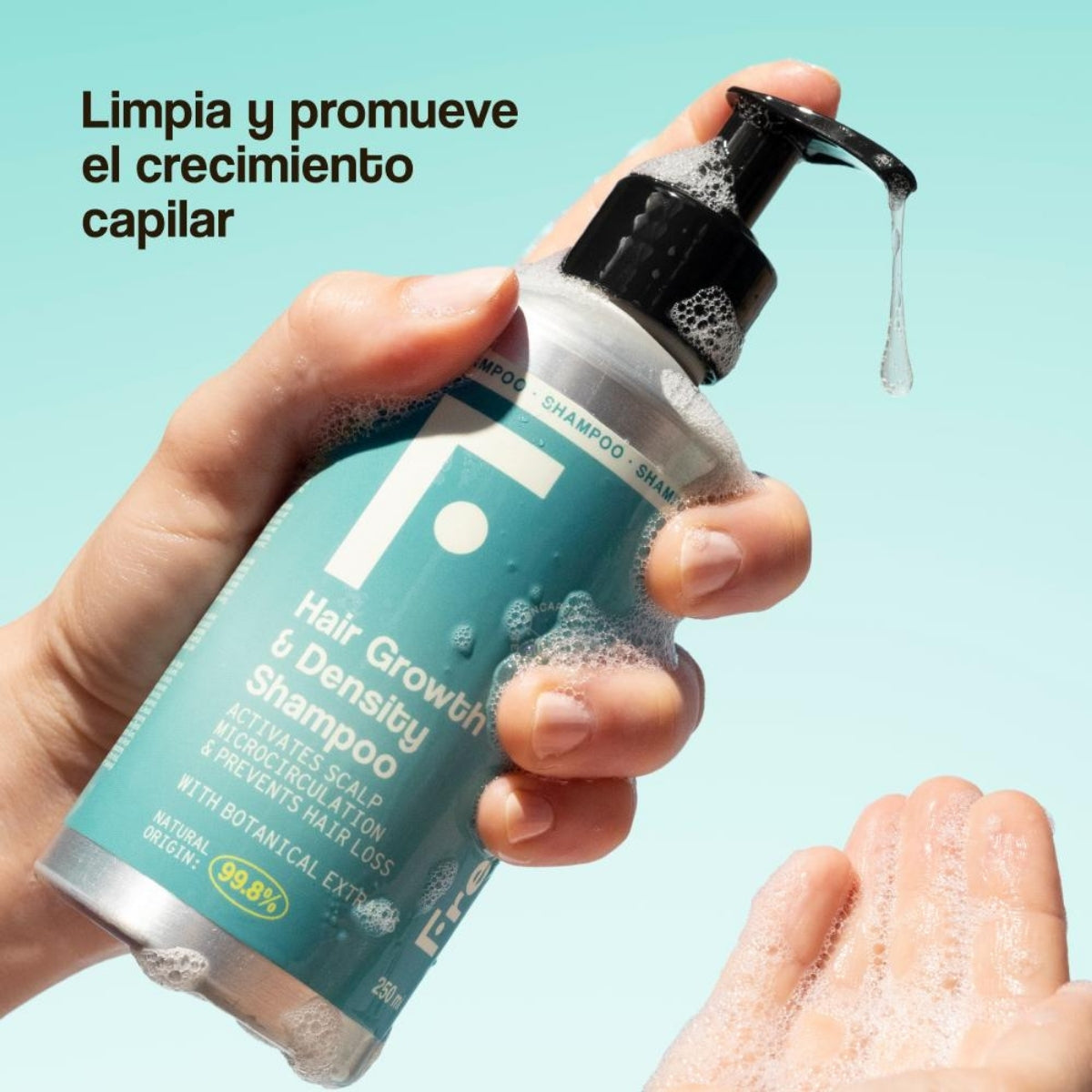 Freshly Cosmetics Hair Growth & Density Shampoo, eficacia 12 veces superior a la convencional