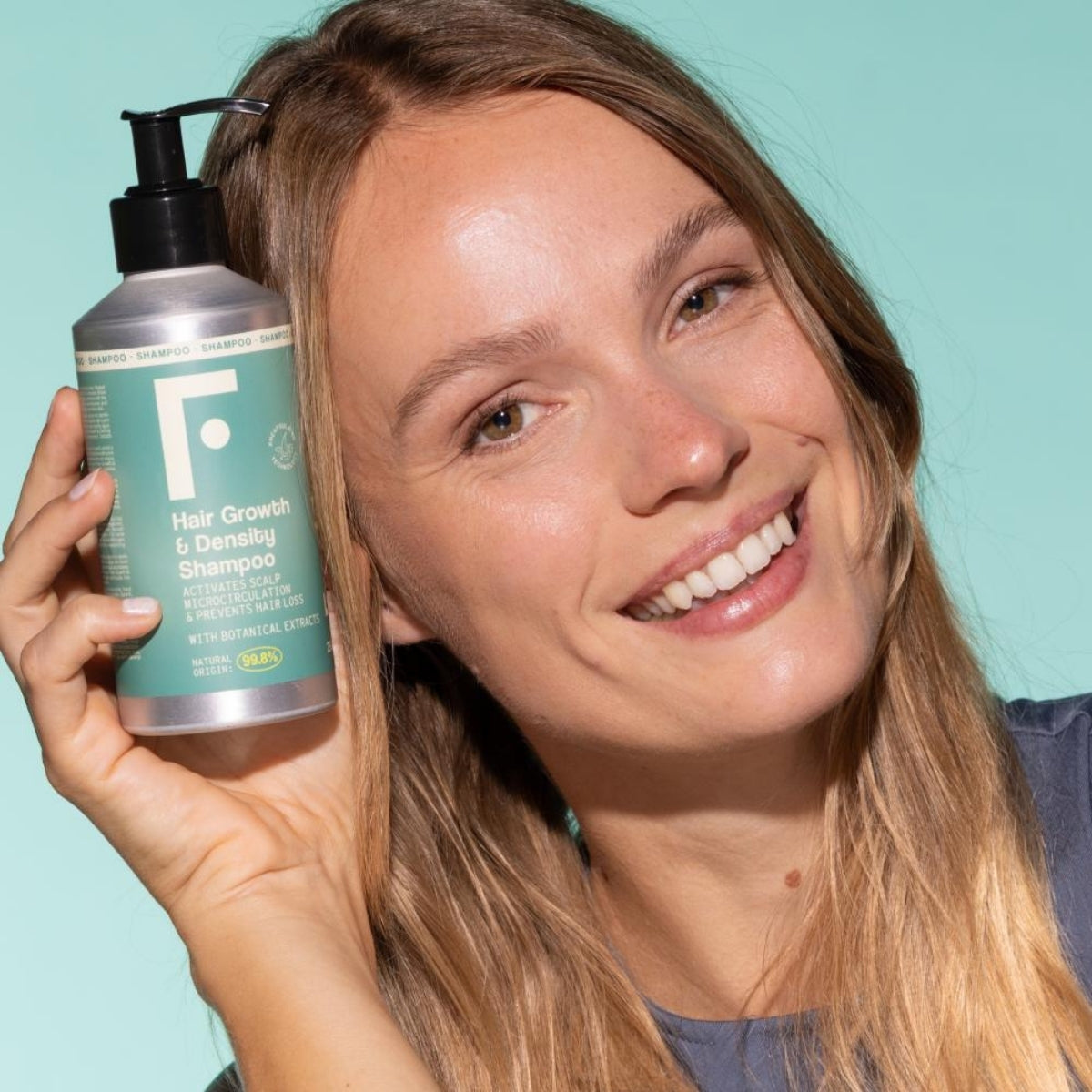 Freshly Cosmetics Hair Growth & Density Shampoo, limpia en profundidad sin efecto rebote