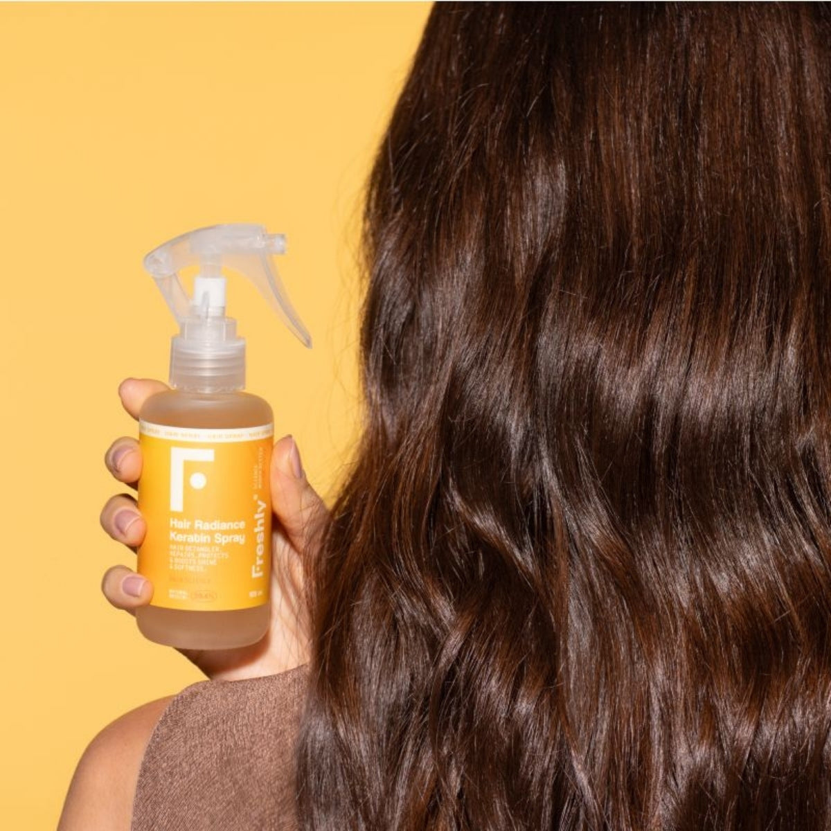 Freshly Cosmetics Hair Radiance Keratin Spray con keratina vegana biomimética