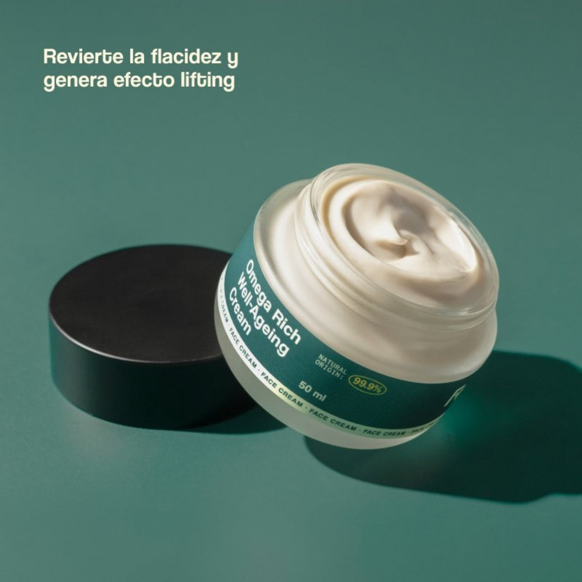 Freshly Cosmetics Omega Rich Well-Ageing Cream con dúo de ácido hialurónico y rhodella violacea