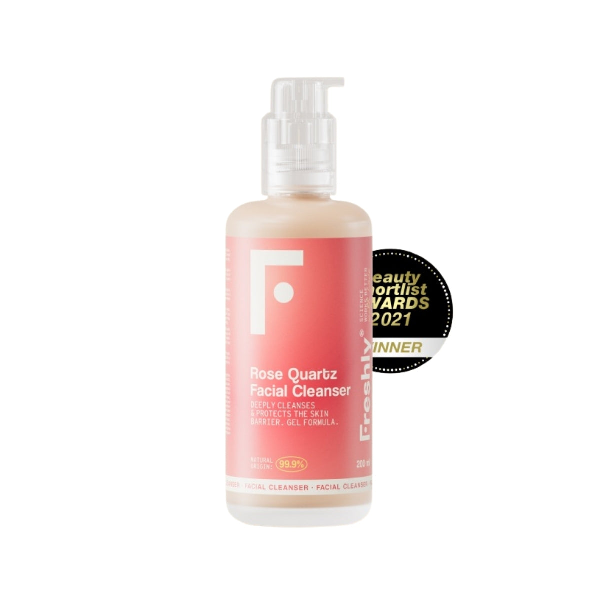 Freshly Cosmetics Rose Quartz Facial Cleanser, limpiador facial 200 ml