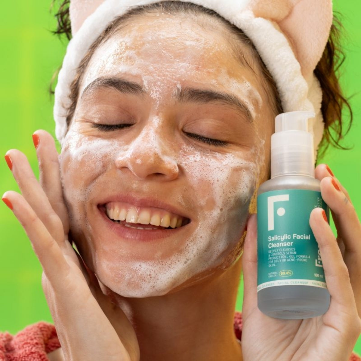 Freshly Cosmetics Salicylic Facial Cleanser con ácido salicílico vegetal (BHA) y ácido azelaico