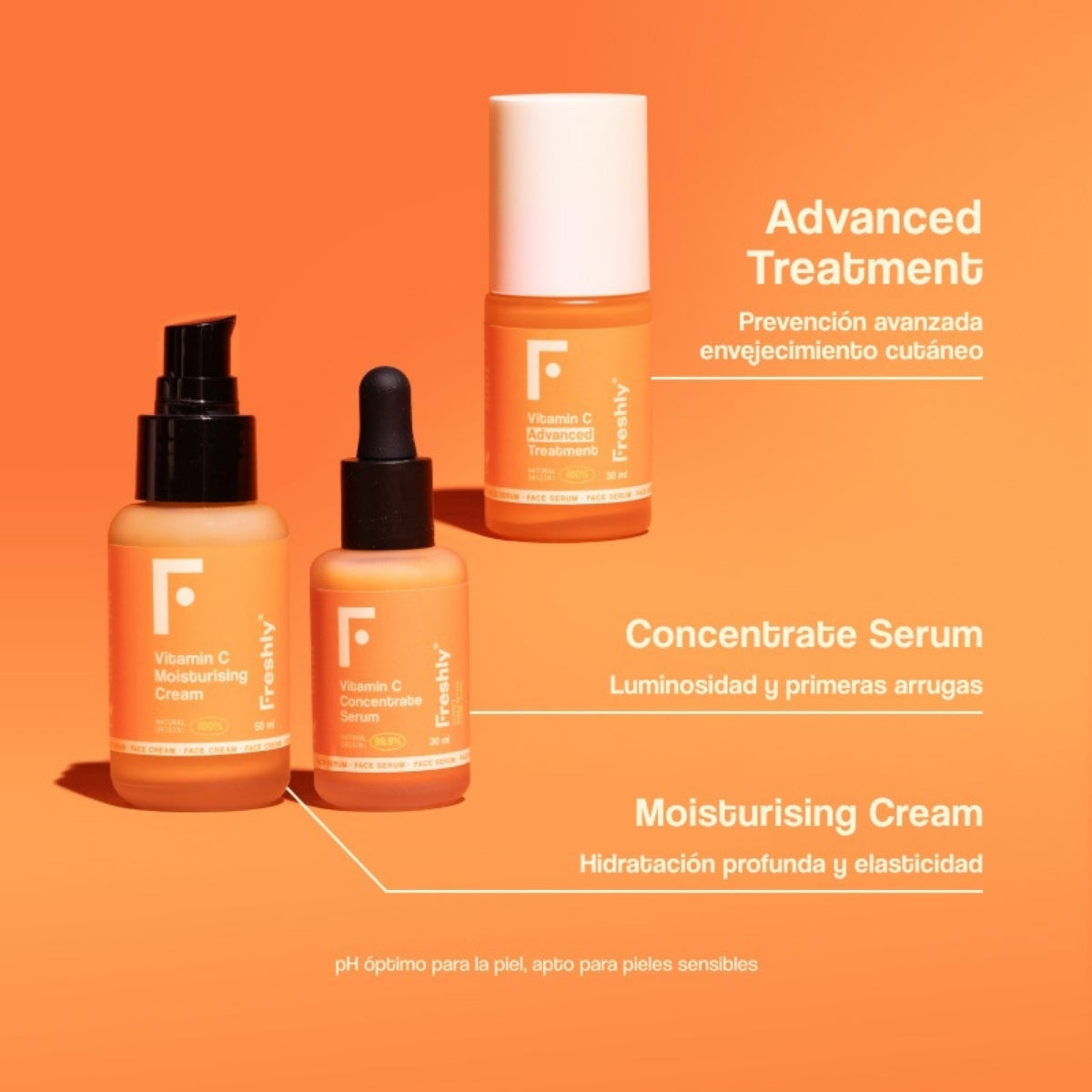 Freshly Cosmetics Vitamin C Advanced Treatment, potencia la acción antioxidante