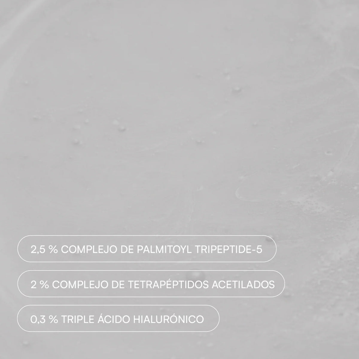 Gema Herrerías GH 25 Péptidos-TH Serum, textura ligera que penetra por completo