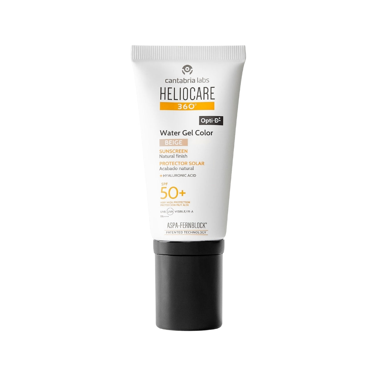 Heliocare 360º Color Water Gel Beige SPF 50+, protector solar facial con color 50 ml