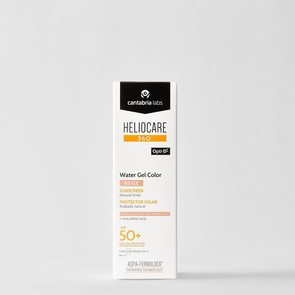 Heliocare 360º Color Water Gel Beige SPF 50+, protege frente a la luz azul de los dispositivos