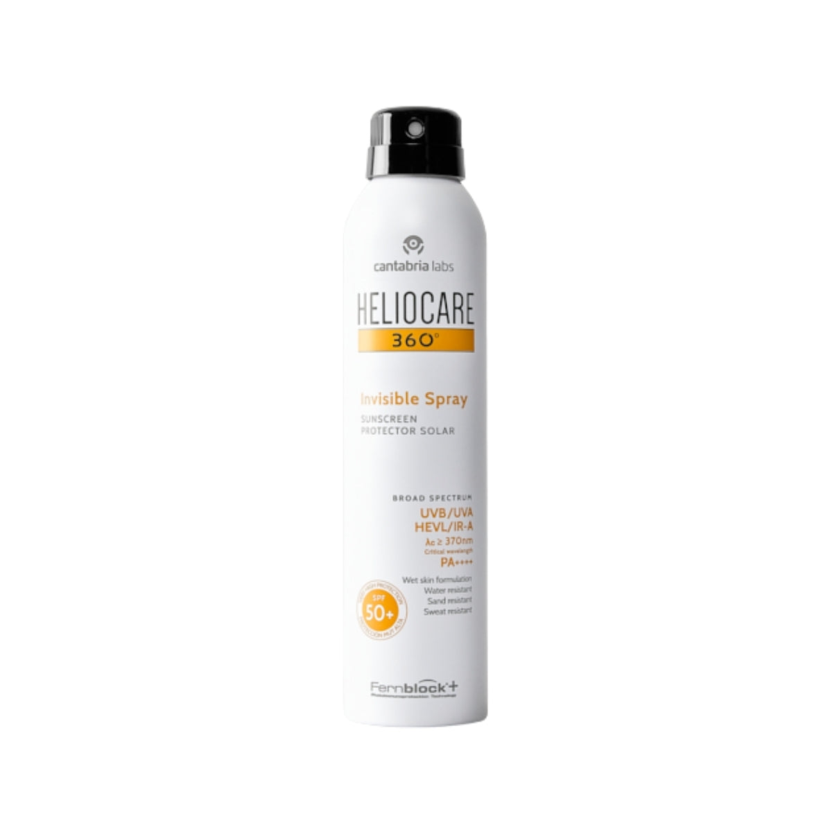 Heliocare 360º Invisible Spray SPF50+, protector solar corporal 200 ml