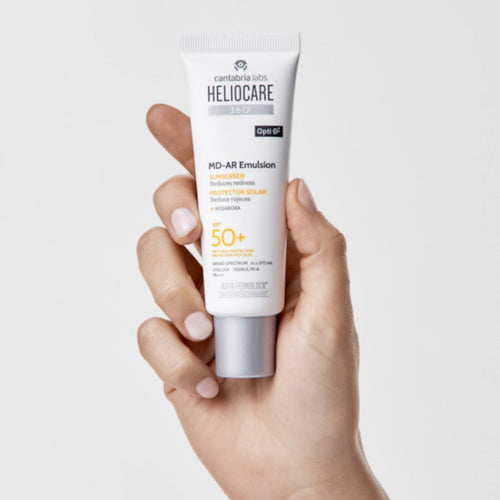 Heliocare 360º MD a-R Emulsion SPF 50+ con Sistema Antirojeces y Fernblock+