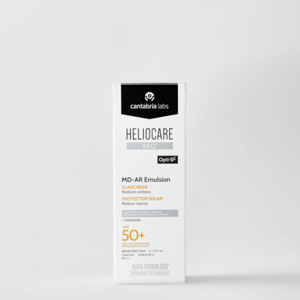 Heliocare 360º MD a-R Emulsion SPF 50+, sin perfume y sin alcohol, apta para pieles atópicas