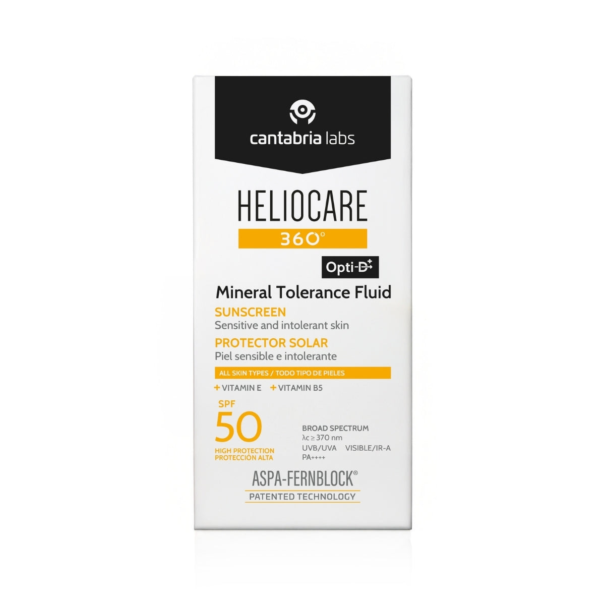 360° Mineral Tolerance Fluid SPF 50 50 ml