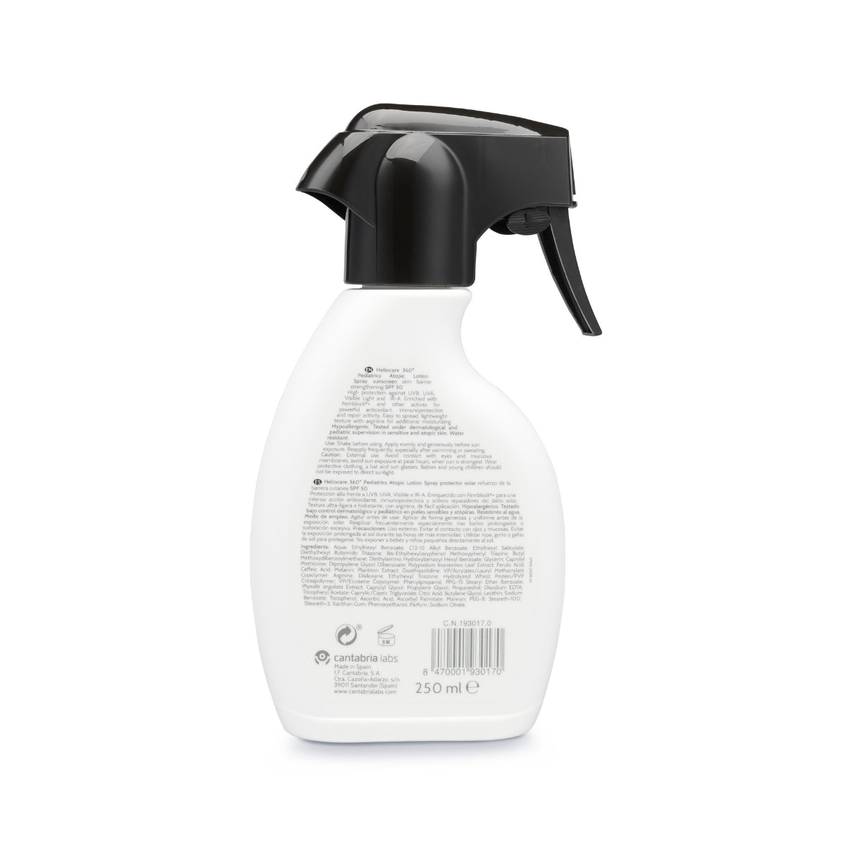 360° Pediatrics Atopic SPF 50 spray 250 ml
