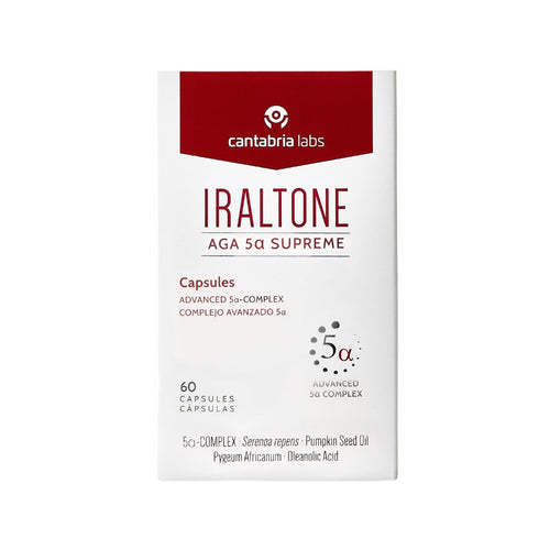 Iraltone Aga Supreme, cápsulas anticaída para el cabello 60 unidades