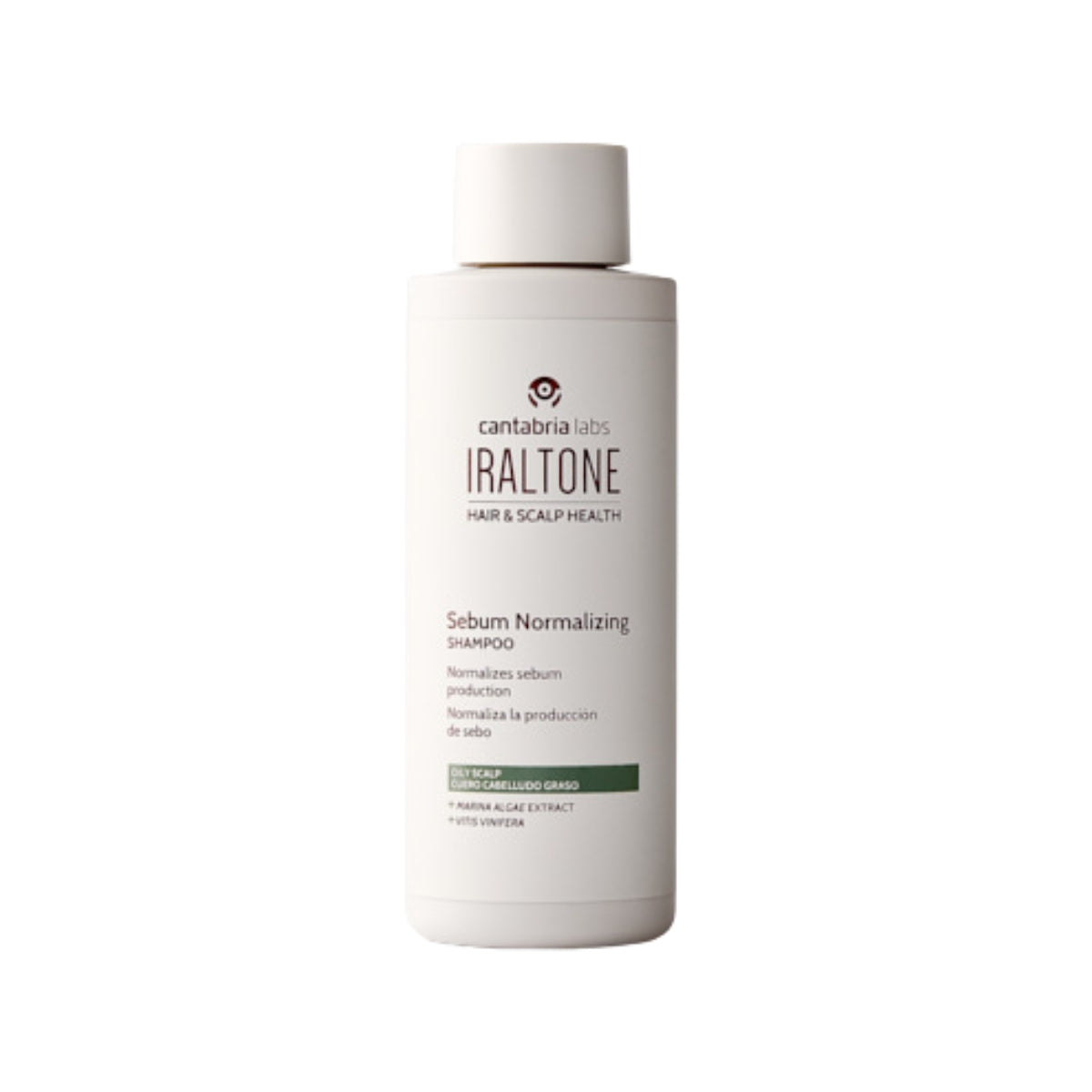 Iraltone Champú Tratamiento Sebo Regulador, champú para cuero cabelludo 200 ml