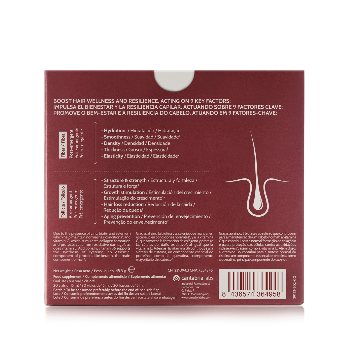 Hair Resilience Booster 30 viales x 15 ml
