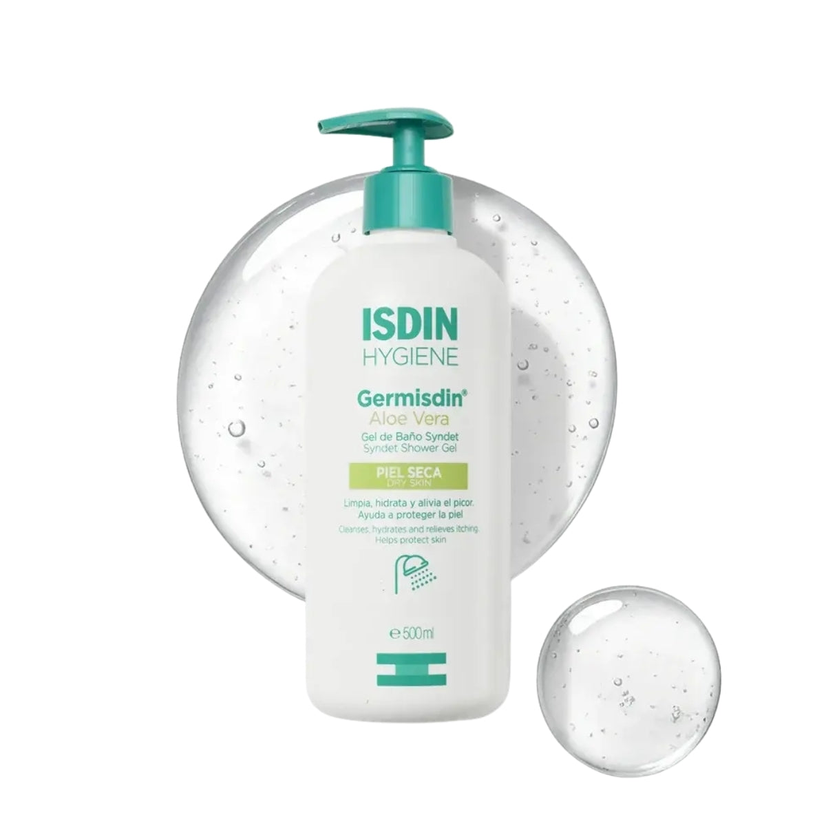 Isdin Germisdin Aloe Vera, gel de baño corporal 500 ml