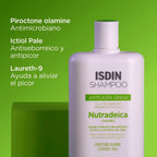 Isdin Shampoo Anticaspa Grasa Nutradeica, para cuero cabelludo graso con caspa