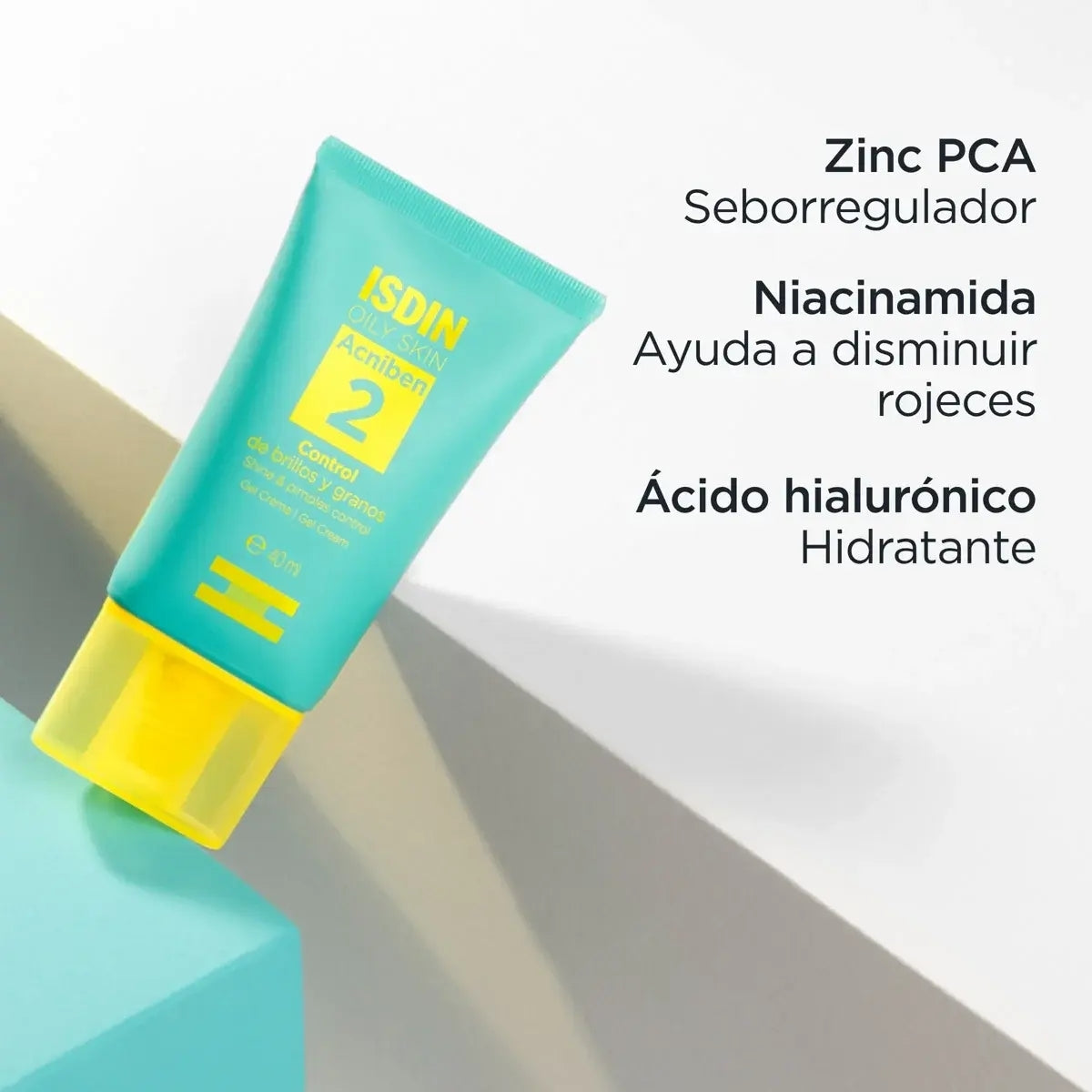 Isdin Teen Skin Acniben Control de brillos y granos, para la piel joven con imperfecciones