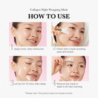 Medicube Collagen Night Wrapping Peel Off Mask, forma un film de colágeno durante el sueño
