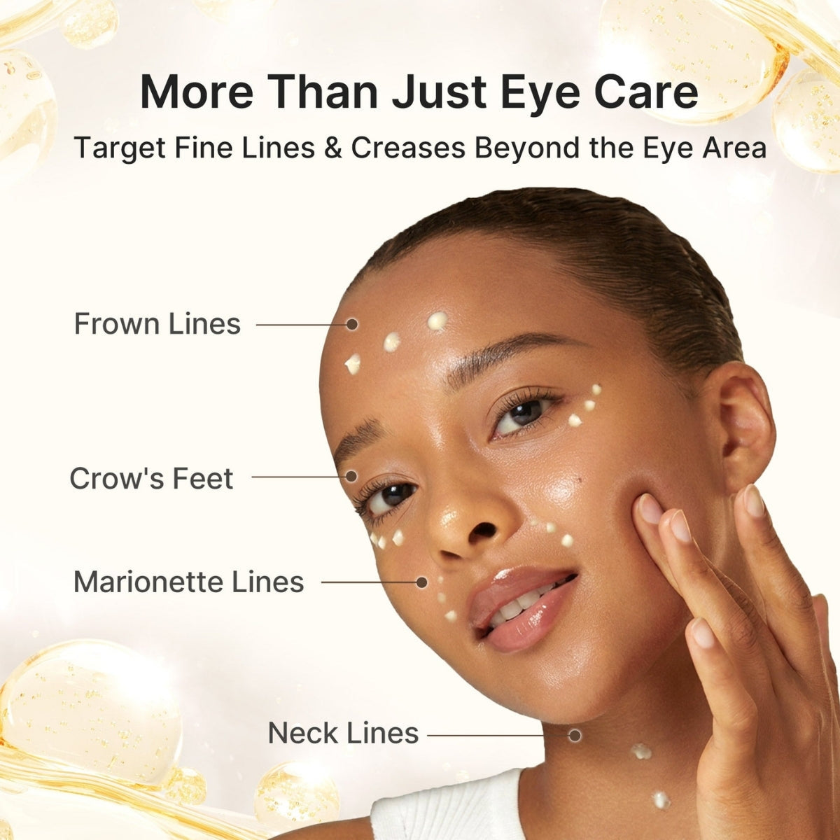 Medicube Deep Lifting Peptide Eye Cream For Face con niacinamida y escualano