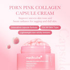 Medicube PDRN Pink Collagen Capsule Cream, trabaja la firmeza, la luminosidad y la hidratación