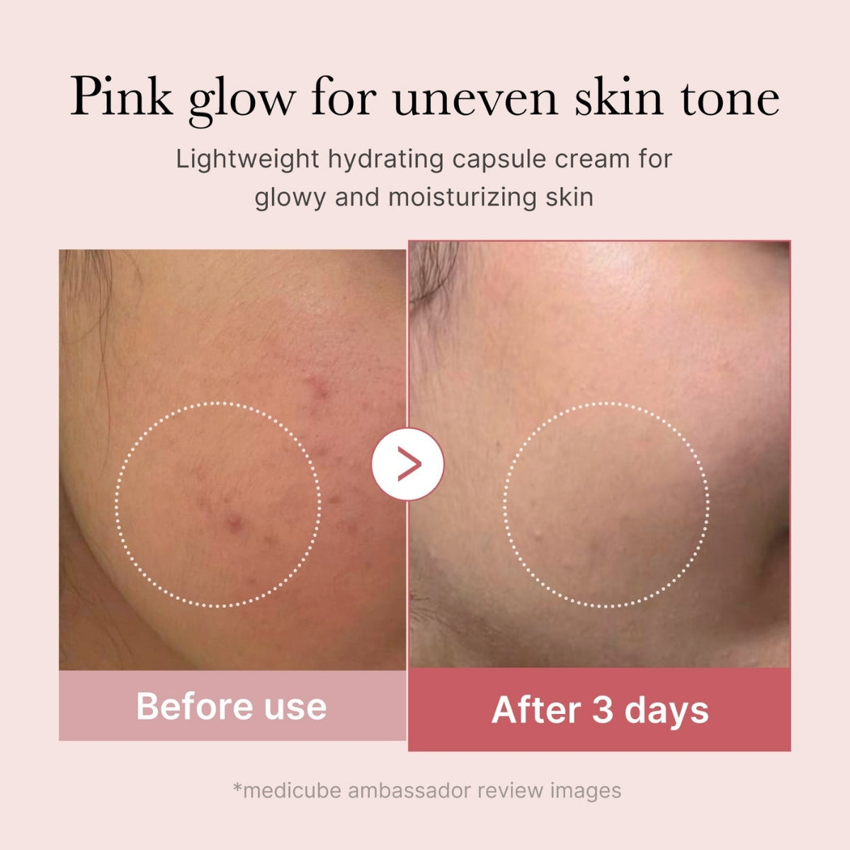 Medicube PDRN Pink Collagen Capsule Cream, proporción ajustable según tu tipo de piel