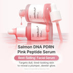 Medicube PDRN Pink Peptide Serum, trabaja la elasticidad y uniforma el tono
