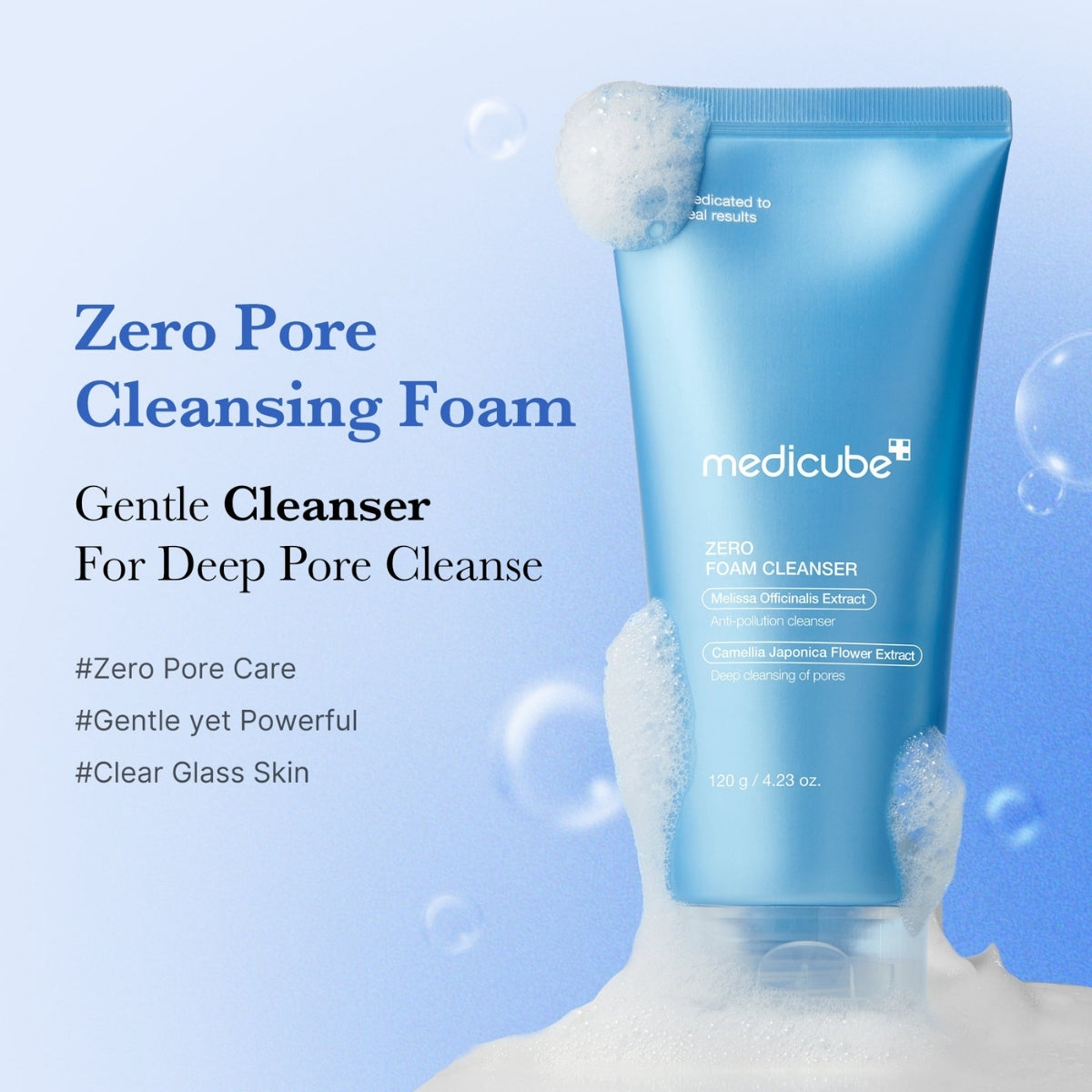 Medicube Zero Foam Cleanser, ayuda a limpiar los poros y a prevenir imperfecciones