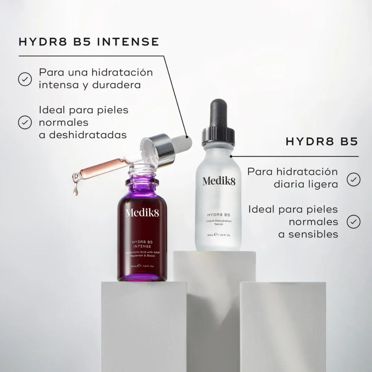 MEDIK8 Hydr8 B5, alisa las líneas de deshidratación con efecto rellenador