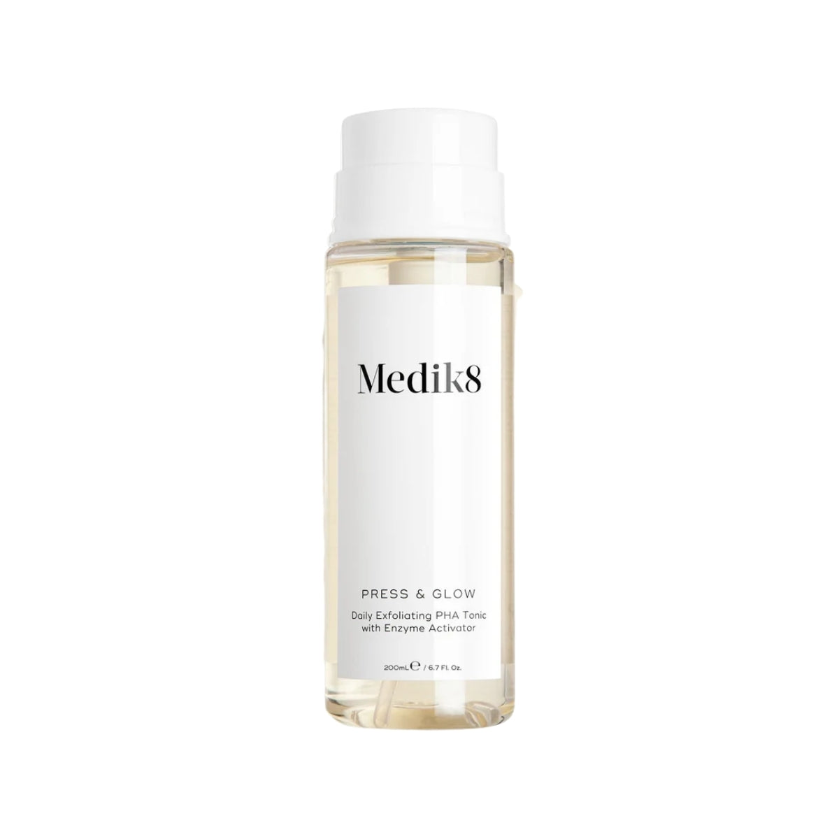 MEDIK8 Press & Glow Tónico Exfoliante PHA, tónico exfoliante facial 200 ml