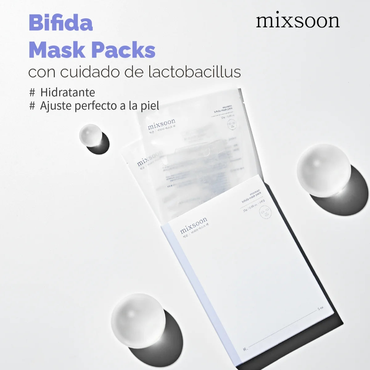 Mixsoon Centella Mask, formato jelly-sheet que forma un cojín de gel al contacto con el agua