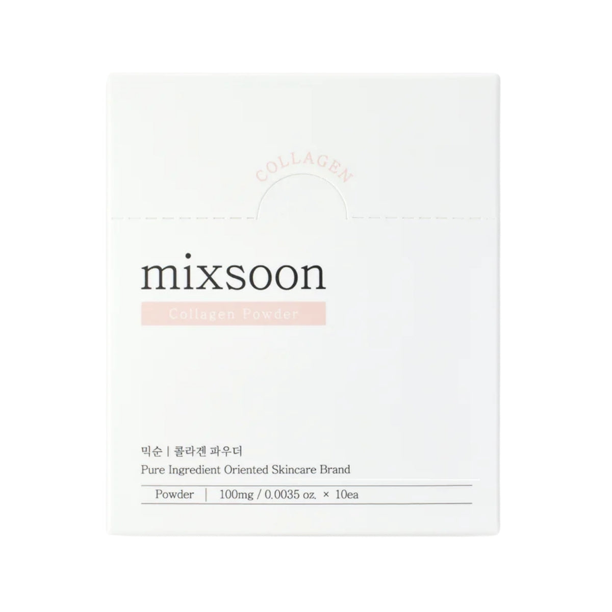 Mixsoon Collagen Powder Stick, se mezcla con tu producto base para personalizar la rutina