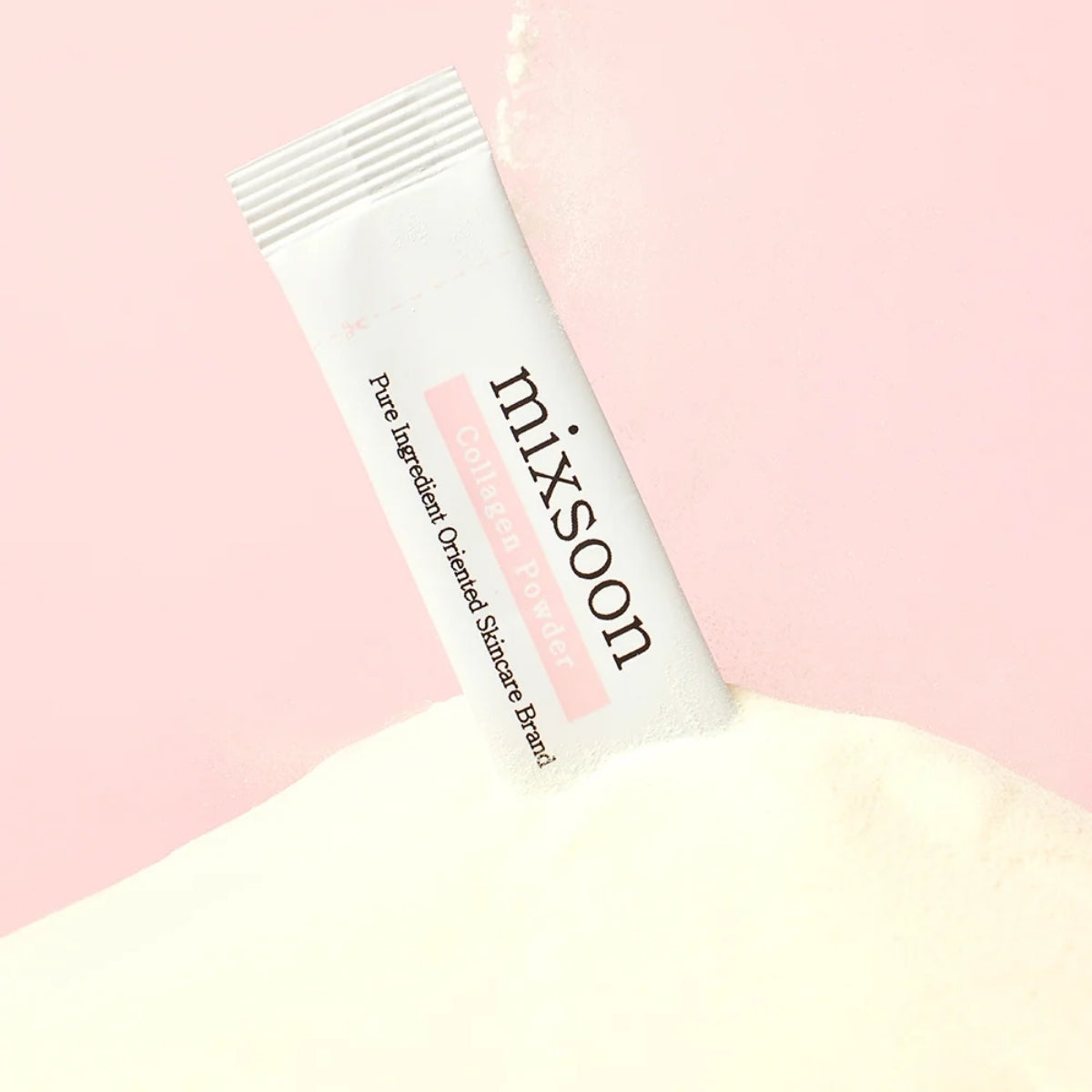 Mixsoon Collagen Powder Stick con colágeno hidrolizado de bajo peso molecular