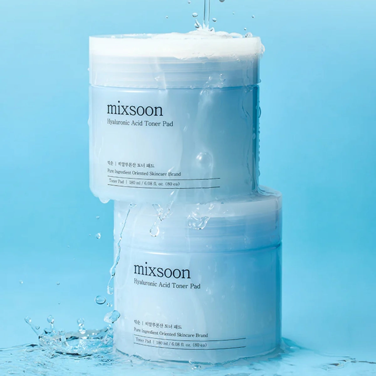Mixsoon Hyaluronic Acid Toner Pad con ácido hialurónico de distintos tamaños moleculares