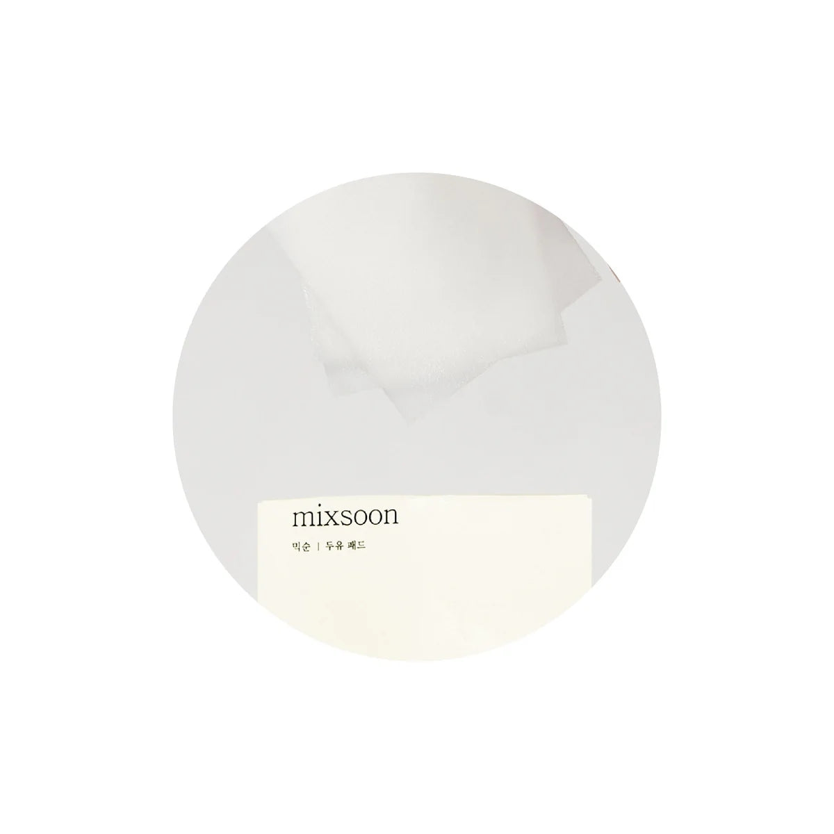 Mixsoon Soybean Milk Pad con lactobacilos derivados de la soja fermentada