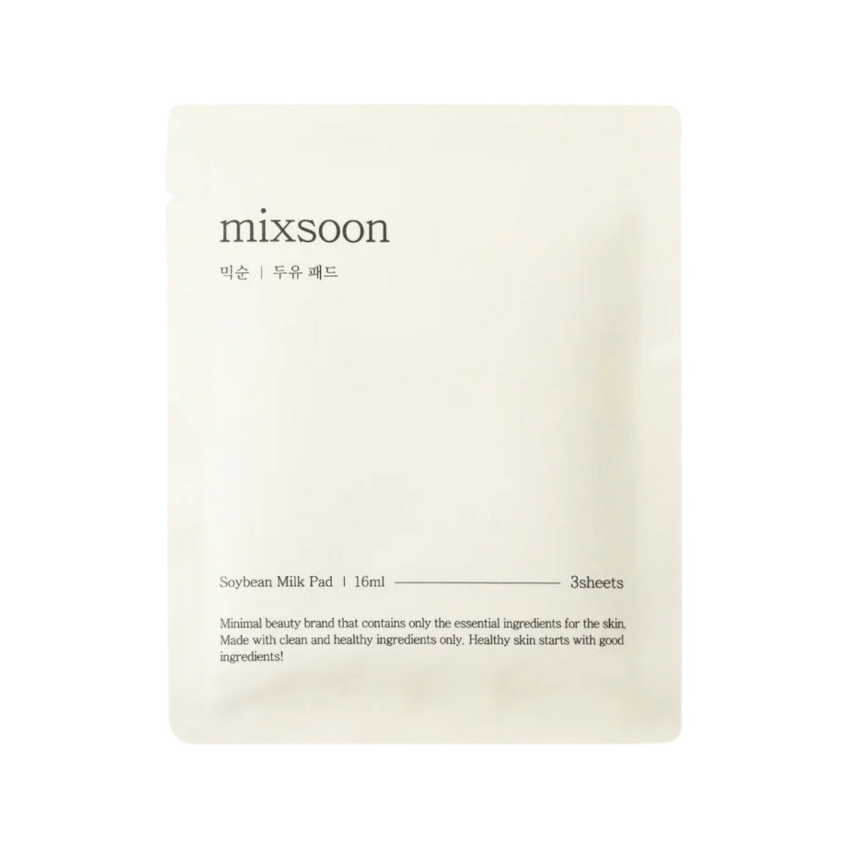 Mixsoon Soybean Milk Pad, discos calmantes de soja fermentada 3 almohadillas
