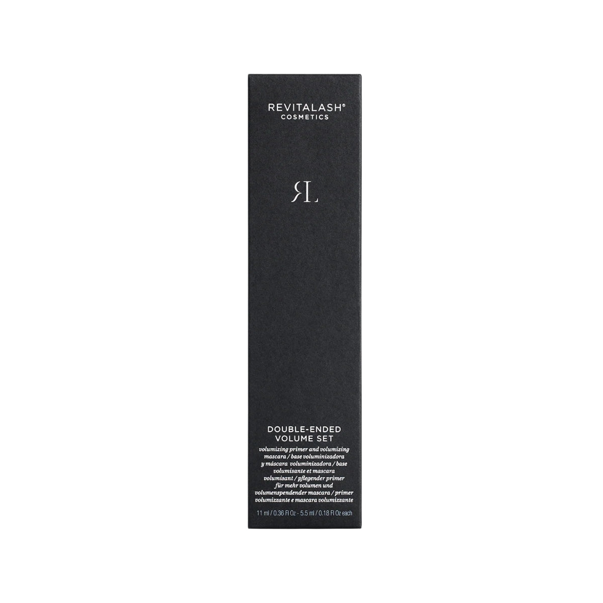 Double-Ended Volume Set · Prebase y máscara de pestañas 11 ml