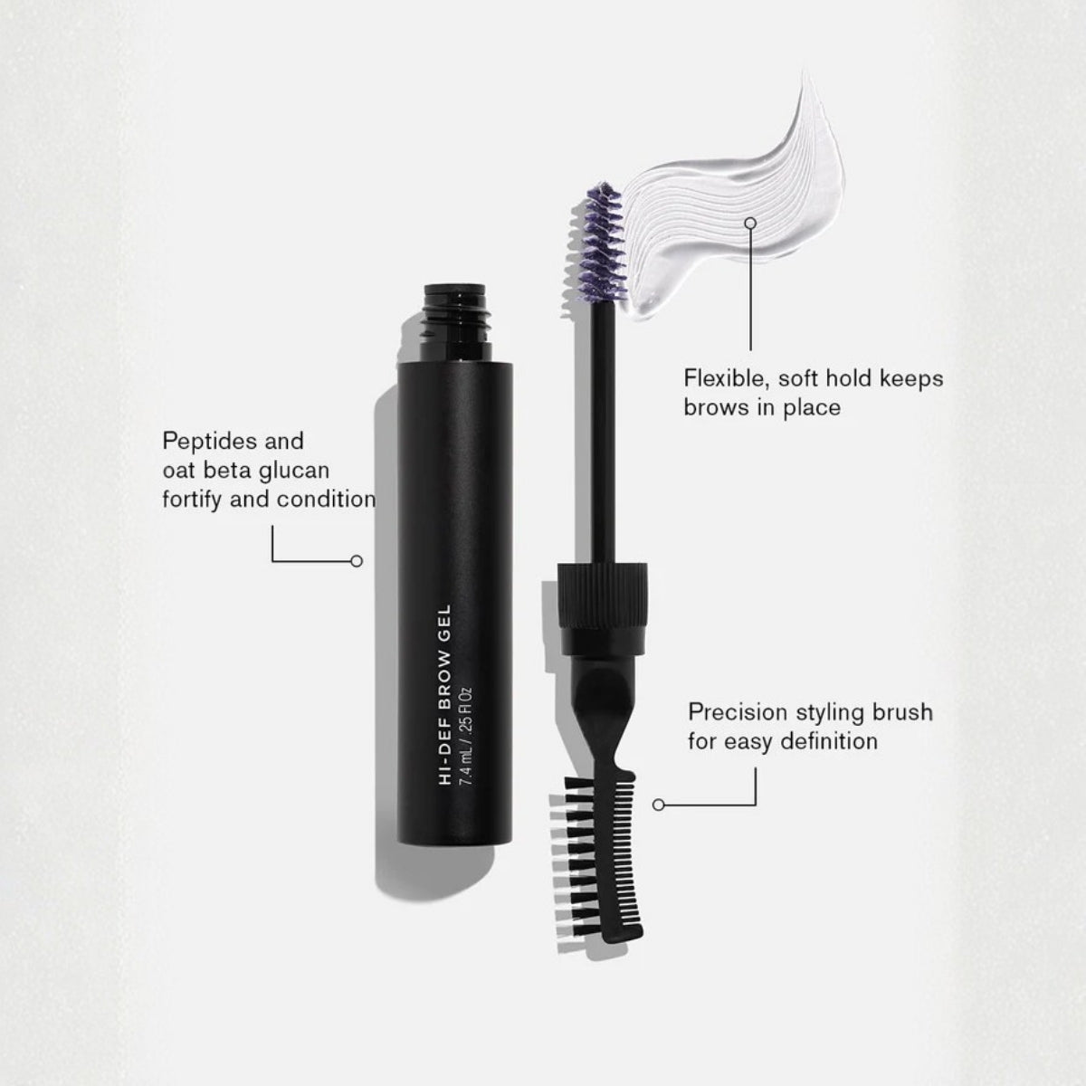 Hi-Def Tinted Brow Gel · Gel de cejas transparente Clear 7,4 ml
