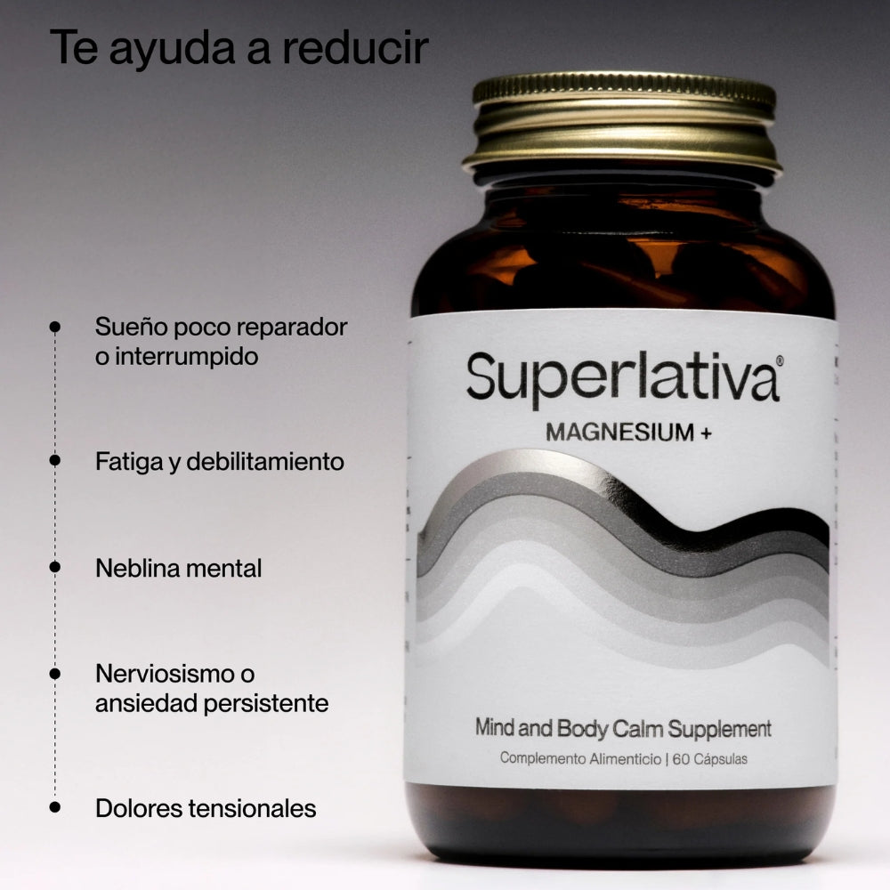 Magnesium+ · Suplemento de magnesio 60 cápsulas