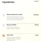 Magnesium+ · Suplemento de magnesio 60 cápsulas