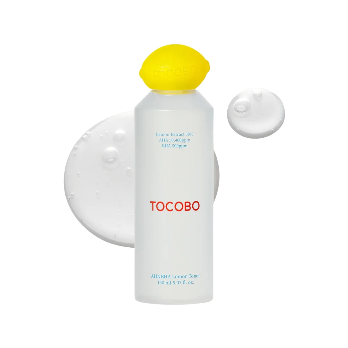 Tocobo AHA BHA Lemon Toner, tónico exfoliante facial 150 ml